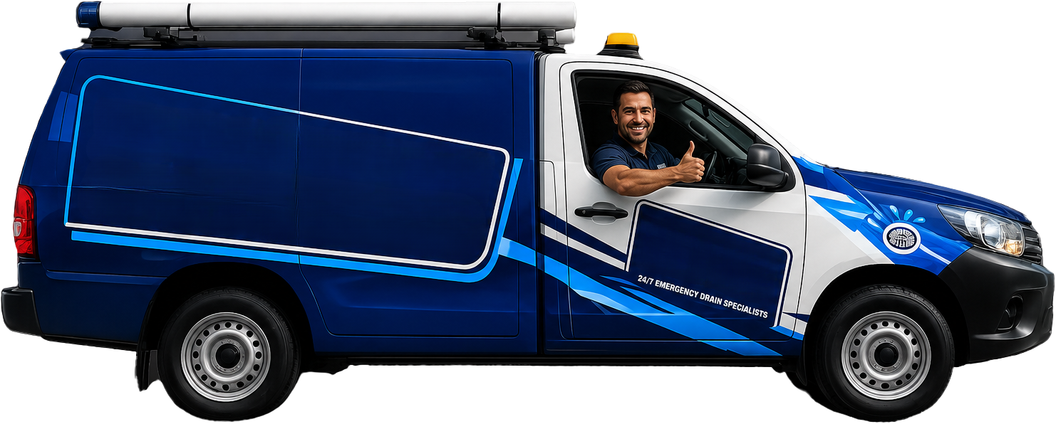 Winston Hills Blocked Drains service van